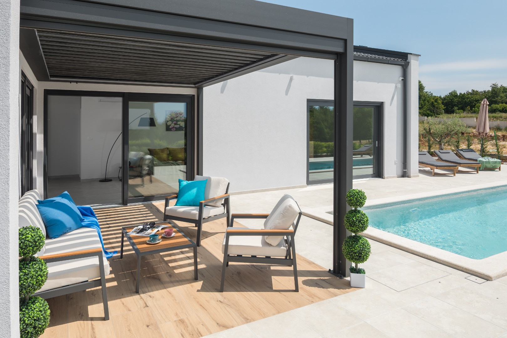 Villa Leda - Reset without the noise: private heated pool and sauna, Villa Leda Sveti Petar u &Scaron;umi